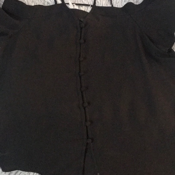 Black off the shoulder blouse - Picture 1 of 2